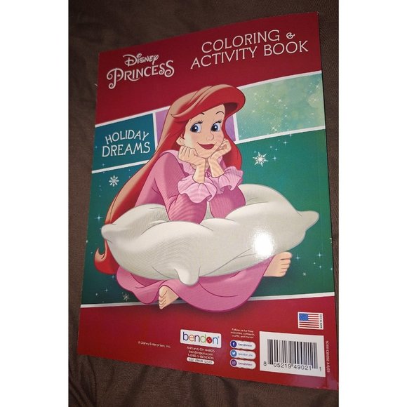 Disney Princess Holiday And Christmas Coloring & Activity Book - Picture 6 of 6